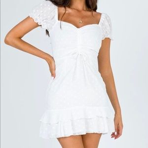 Princess Polly Mikail Mini White Dress